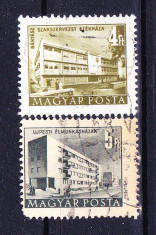 Timbre UNGARIA 1952 = VEDERI URBANE foto