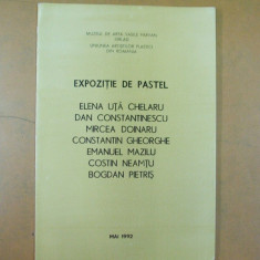 Muzeul Vasile Parvan Barlad expozitie pastel 1992 Chelaru Constantinescu Doinaru