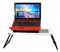 Masa suport laptop Super Table cu cooler si inaltime ajustabila foto