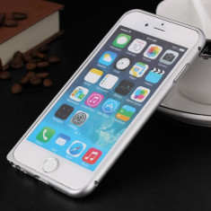 bumper aluminiu iphone 6 , 6s - argintiu foto