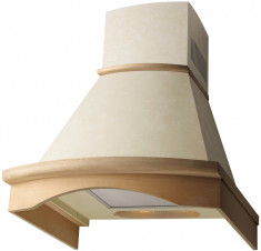 Hota decorativA? Hansa OKC611RH, 1 motor, Putere de absorbtie 610 m3/h, 60 cm, Lemn natural foto