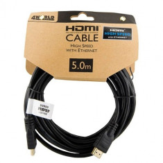 Cablu PC 4WORLD HDMI M la HDMI M 5m 08606 foto