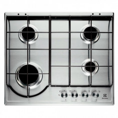 Plita incorporabila Electrolux EGH6242BOX, Gaz, 4 Arzatoare, Inox foto