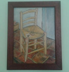 Tablou in ulei Vincent Van Gogh semnat si datat foto