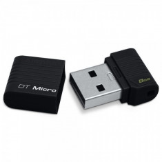 USB STICK KINGSTON model: MICRO BLACK DTMCK/16GB capacitate: 8 GB interfata: 2.0 culoare: BLACK foto
