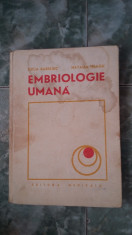 EMBRIOLOGIE UMANA - Lucia Bareliuc foto