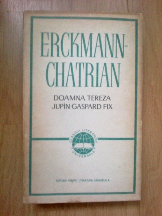 h3 ERCKMANN CHATRIAN - DOAMNA TEREZA JUPIN GASPARD FIX