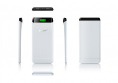 BATERIE EXTERNA Cager S15 6000 mAh, Silver | CADOU Cablu incarcare 2 in 1 foto