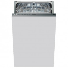 Masina de spalat vase incorporabila Hotpoint LSTB6B019, Clasa A+, 10 Seturi, 6 Programe, 45 cm, LED, Alb foto