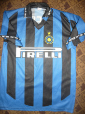 Tricou al echipei Internationale Milano , Jucatorul Vieri, masura 5 -11-12 ani foto