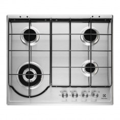 Plita incorporabila Electrolux EGH6243BOX, Gaz, 4 Arzatoare, Inox foto