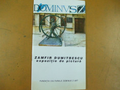 Zamfir Dumitrescu pictura catalog expozitie 1994 Bucuresti Dominus foto