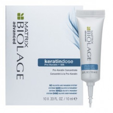 Matrix Biolage Advanced Keratindose Pro-Keratin Concentrate tratament pentru par pentru par slabit 10 x 10 ml foto