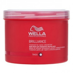 Wella Professionals Brilliance Treatment masca pentru par aspru si colorat 500 ml foto