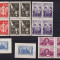 ROMANIA 1947, LP 206, LP 207, SECETA BLOC DE 4 SI 2 COLITE MNH,LOT 1 RO