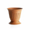 Ghiveci cu farfurie 15cm-Etika- Terracotta