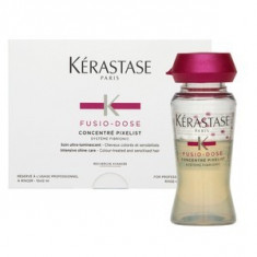 Kerastase Fusio-Dose Concentre Pixelist Intensive Shine Care tratament pentru par pentru par vopsit 10 x 12 ml foto