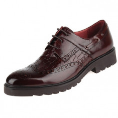 Pantofi din piele barbatesti Brogue-Oxford COD: BROG-1 *** NEW COLLECTION *** foto