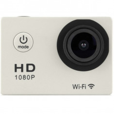 Camera Video Sport iUni Dare 75i, Wi-Fi, 170 grade unghi, LCD 2 inch, Argintiu + sport Kit foto