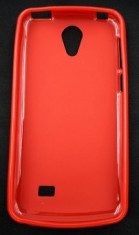 Husa plastic siliconat Vodafone Smart Ultra 7 ROSU foto