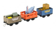 Set Thomas And Friends Trackmaster Dockside Delivery Crane Cargo And Cars foto