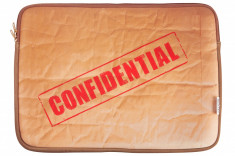 Husa neopren Laptop &amp;quot;Confidential&amp;quot; foto