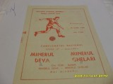 Program Minerul Deva - Minerul Ghelari