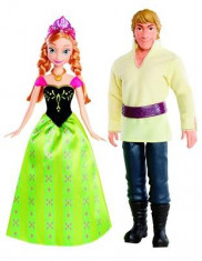 Papusi Disney Frozen Anna And Kristof Bdk35 foto