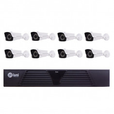 Sistem Supraveghere 8 Camere, 36 Led IR, 1080p, HDMI, VGA, 2 USB, LAN, PTZ, 8 canale audio, 8 Microfoane active foto