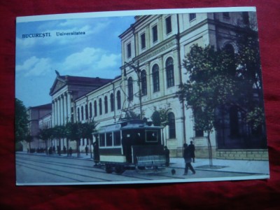 Set 2 Ilustrate -Tramvaie vechi Bucuresti si Iasi- Copii foto