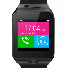 Ceas Smartwatch cu Telefon iUni U17, Camera 1.3M, BT, Slot card, Negru foto