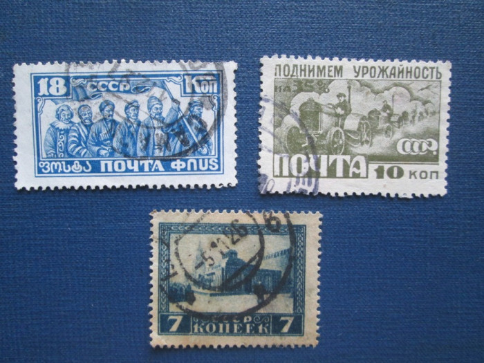 TIMBRE RUSIA LOT STAMPILAT