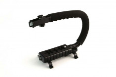 Suport de filmare tip cage Commlite Video Handle CS-VX pentru DSLR-uri si camere video de dimensiuni medii foto