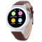 Smartwatch cu telefon iUni S33, Bluetooth, Pedometru, Monitor somn, Slot card, Carcasa metalica, Notificari, Argintiu