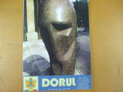 Dorul revista de cultura si politica editata in Danemarca iulie 1999 foto