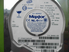 Hard Disk HDD 40GB Maxtor DiamondMax Plus 8 ATA IDE foto