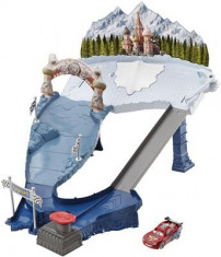 Jucarie Disney Cars Ice Racers Snowdrift Spinout Playset foto