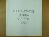 Rodica Pandele pictura catalog expozitie Bucuresti 1990 Simeza