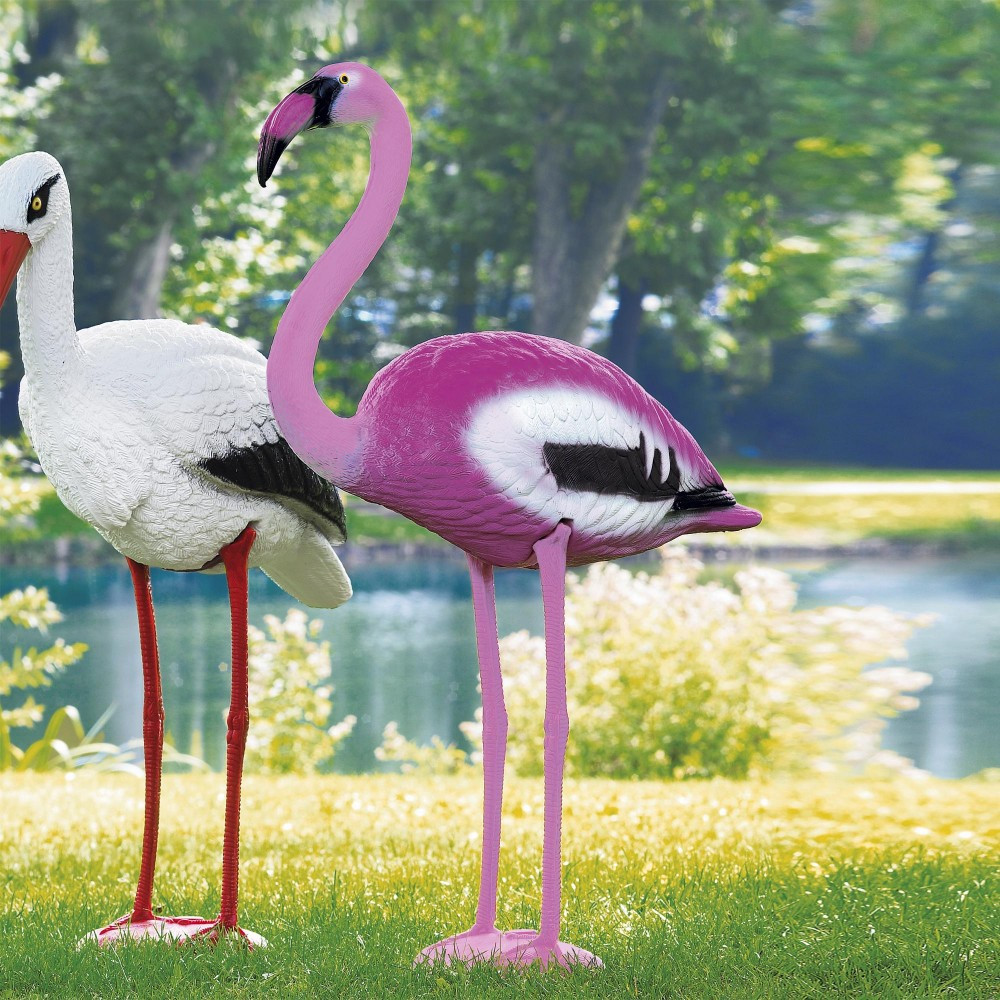 Decoratiune de gradina Flamingo | arhiva Okazii.ro