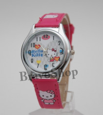 Ceas pentru fetite cu HELLO KITTY + Cutie Cadou foto