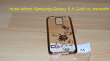 Husa silicon Samsung Galaxy S 5 G900 cu trandafiri, Alt model telefon Samsung