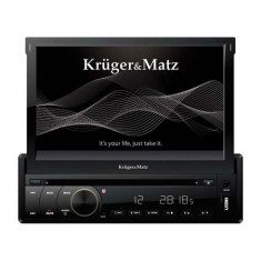 DVD PLAYER AUTO KRUGER&amp;amp;MATZ; 1DIN 7 inch GPS DVBT DVD MP4 MP3 DIVX VCD JPEG USB SD foto