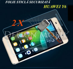 2X FOLIE DE STICLA HUAWEI Y6 TEMPERED GLASS SUPER OFERTA (2 BUC) foto