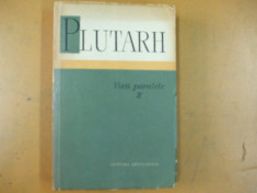 Plutarh Vieti paralele volumul II Bucuresti 1963 Cato Alcibiade Coriolan Titus foto