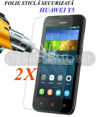 2X FOLIE DE STICLA HUAWEI Y5 (Y560) TEMPERED GLASS SUPER OFERTA (2 BUC) foto