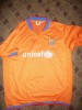 Tricoul Echipei Fotbal F.C.Barcelona cu ocazia Galei UNICEF , Jucator HAN, S, Alb