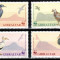 Gibraltar 1991 WWF, Mi #619-622, pasari, MNH, cota 6 ? !