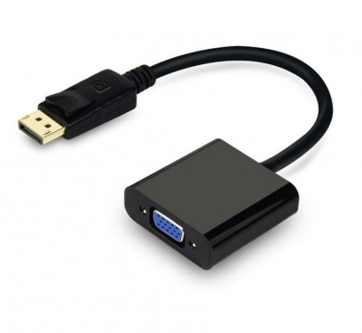 Cablu adaptor DisplayPort DP - VGA convertor suporta audio 1080p pt laptop, pc foto