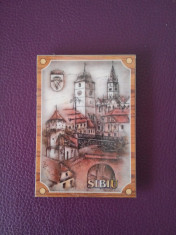 Magnet de frigider - tematica turism - Romania - Sibiu foto