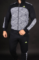 Trening Adidas picatele alb-negru Bumbac Barbati S M L XL XXL foto